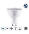 GLOBOSTAR® BEAMO 60120 Σποτ GU10 MR16 LED 7W 770lm 38° AC 220-240V IP20 Ψυχρό Λευκό 6000K Dimmable - Bridgelux SMD Chip - Μ5 x Π5 x Υ5.2cm - 3 Χρόνια Εγγύηση